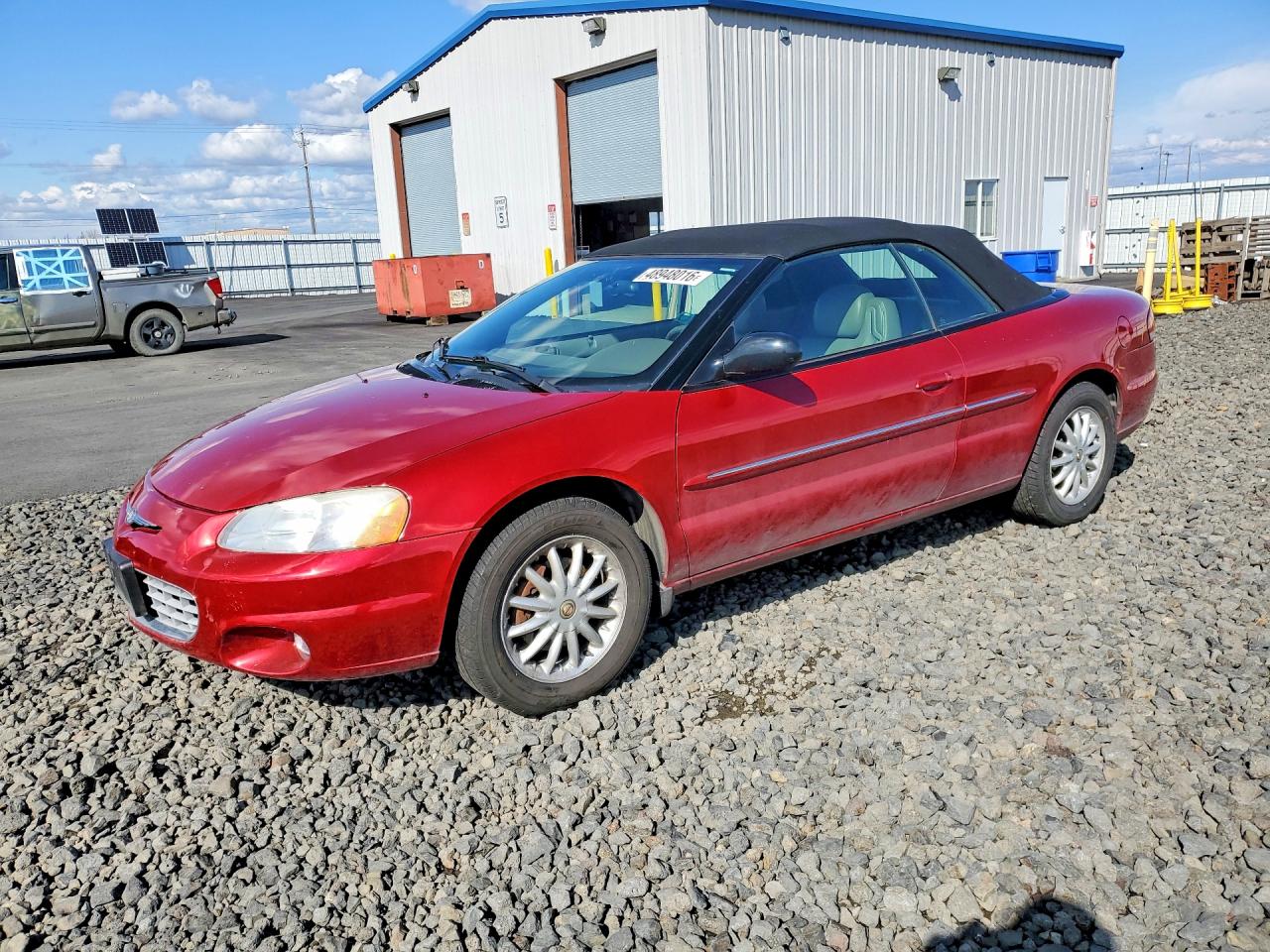 2002 Chrysler Sebring LXi, VIN 1C3EL55R42N327724 — Зад