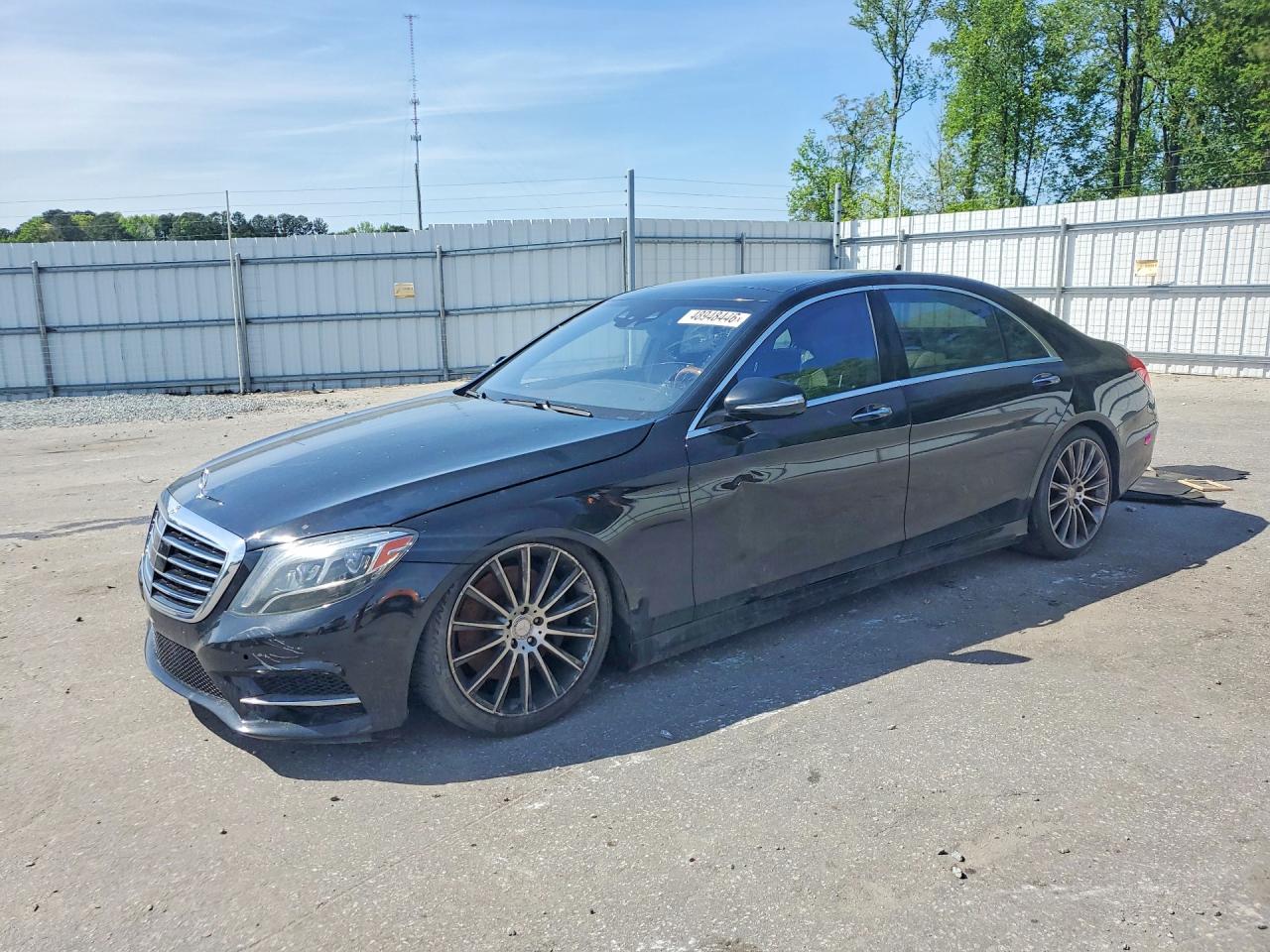 2014 Mercedes-Benz S 550, VIN WDDUG8CB1EA030544 — Undercarriage
