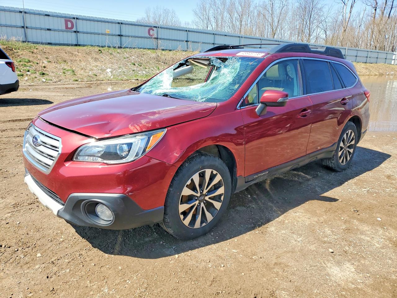 2016 Subaru Outback Limited, VIN 4S4BSBNC6G3236674 — Roof