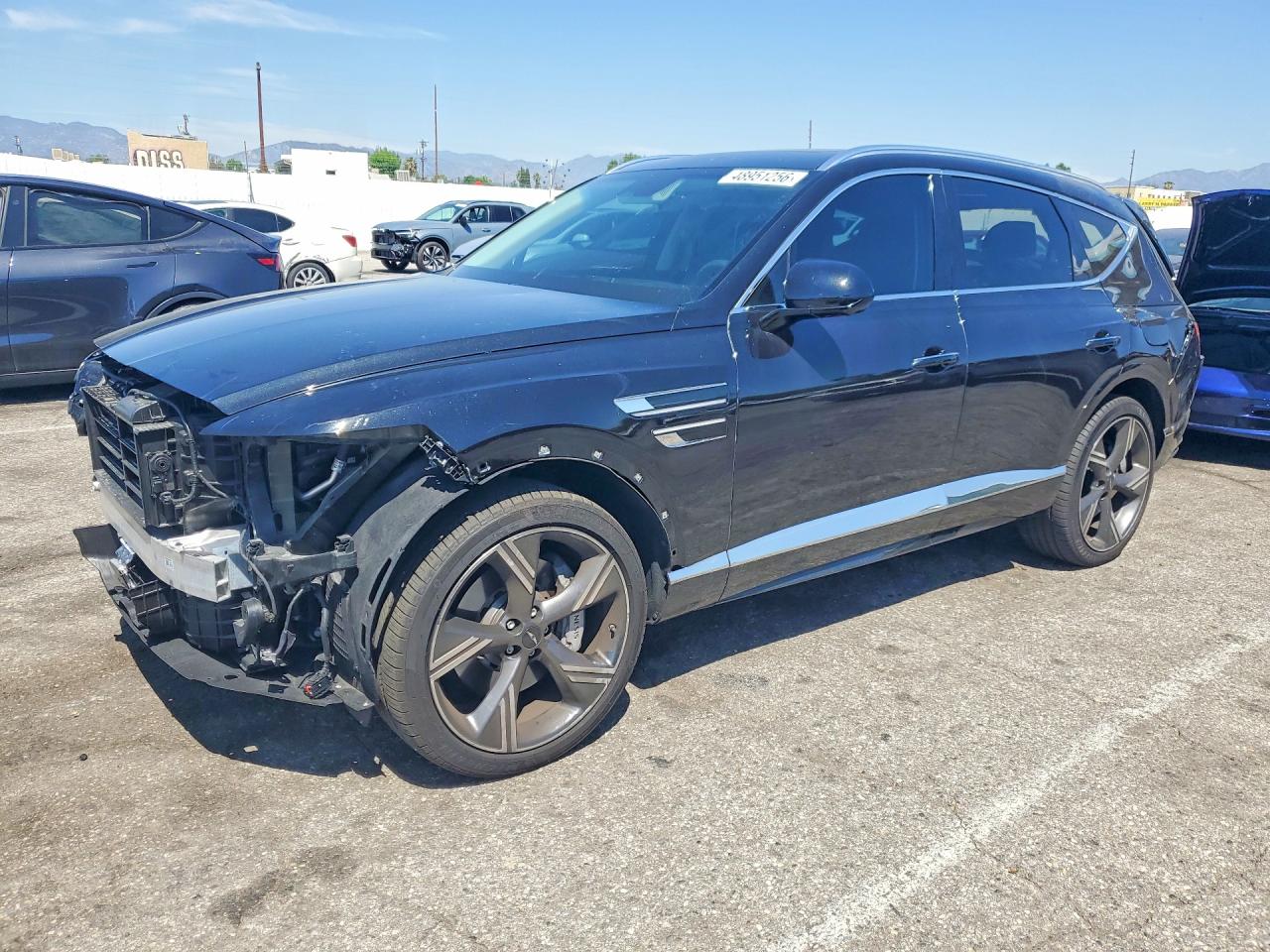 2025 Genesis GV80 Prestige, VIN KMUHCESB8SU290051 — Rear end