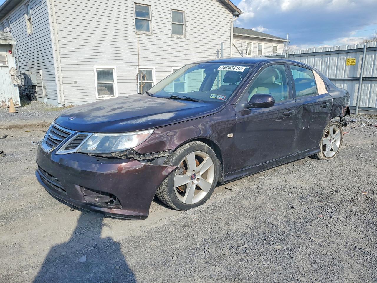 2011 Saab 9-3, VIN YS3FA4CY1B1314021 — Front end