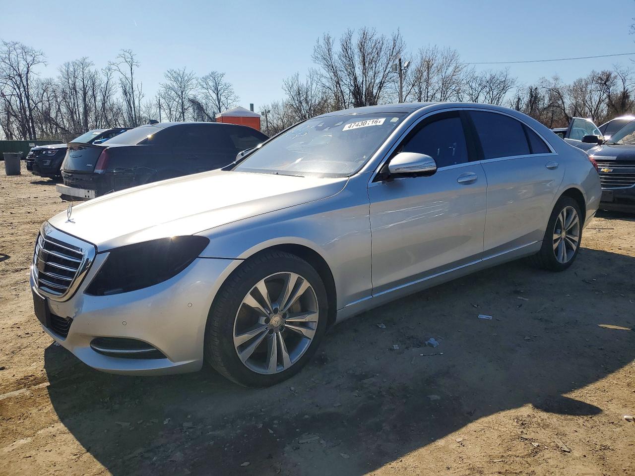 2015 Mercedes-Benz S 550, VIN WDDUG8FB5FA160436 — Front end