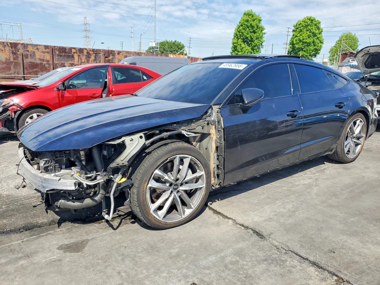 2021 Audi A7 Premium Plus, VIN WAUU2AF25MN045449 — Front end