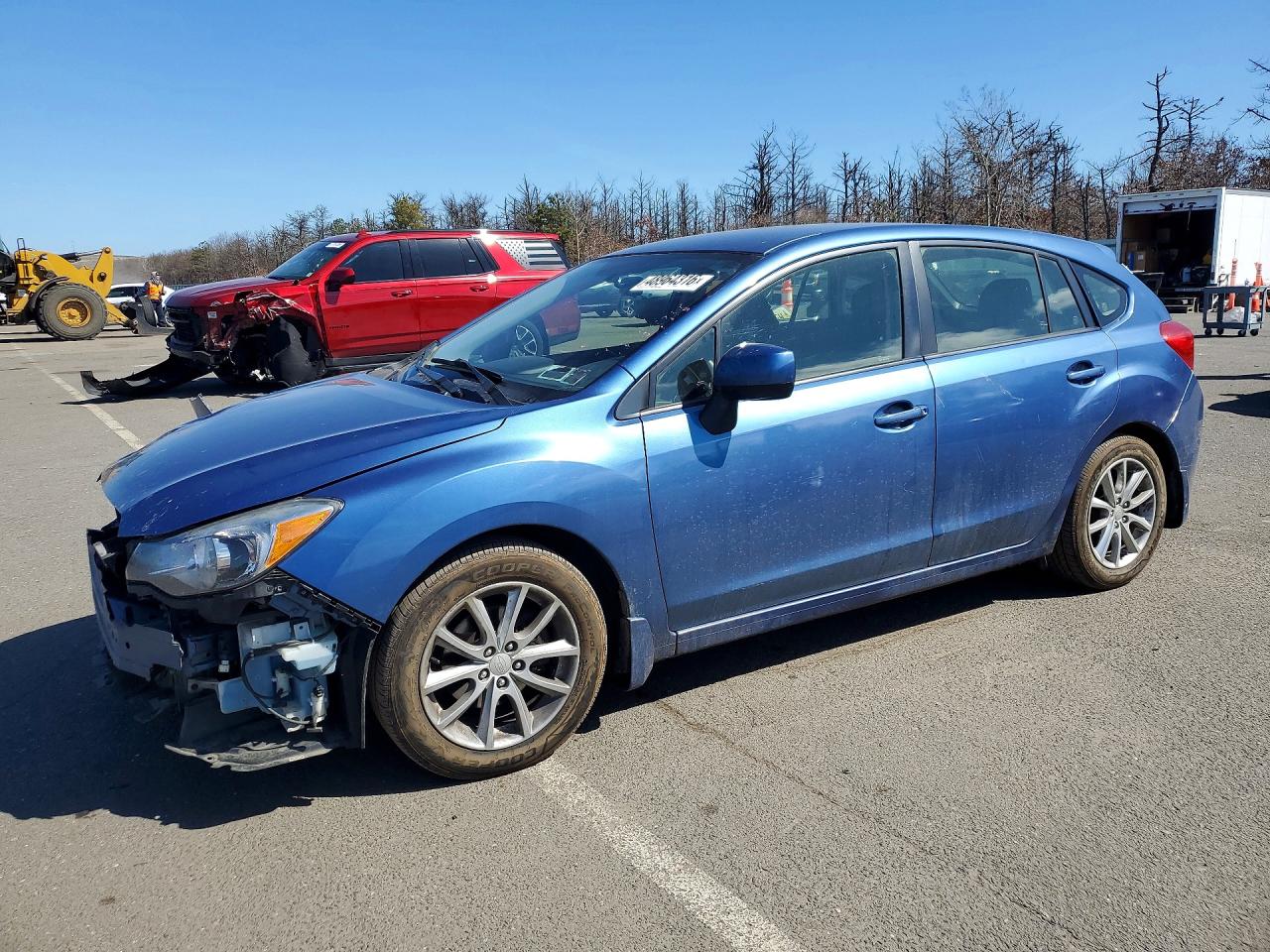 2014 Subaru Impreza Premium, VIN JF1GPAC60EH337542 — Front end