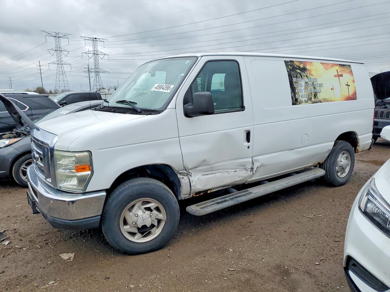 2009 Ford Econoline Cargo Commercial, VIN 1FTNE24W59DA31901 — Side