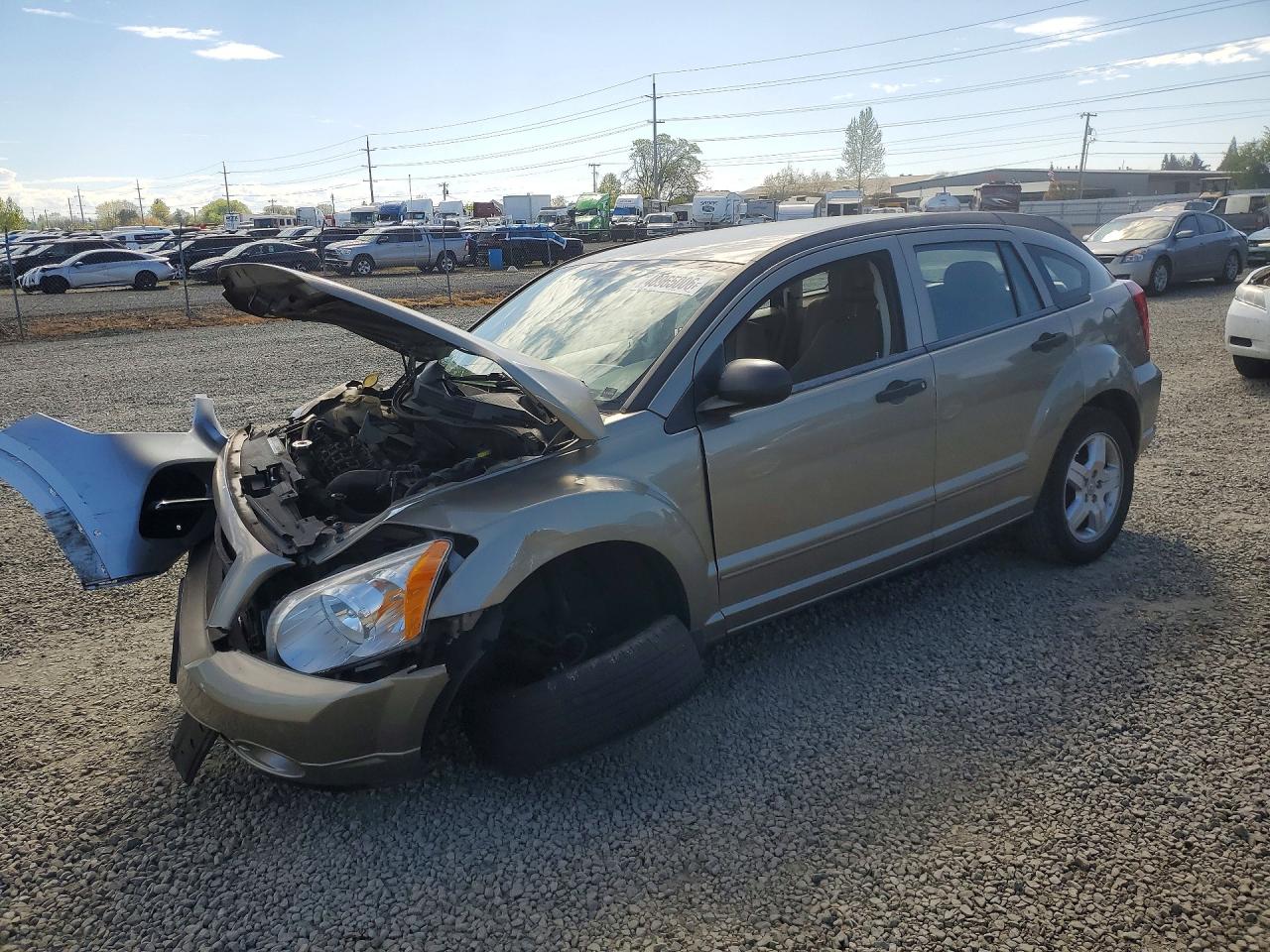 2008 Dodge Caliber SXT, VIN 1B3HB48B78D616908 — Front end