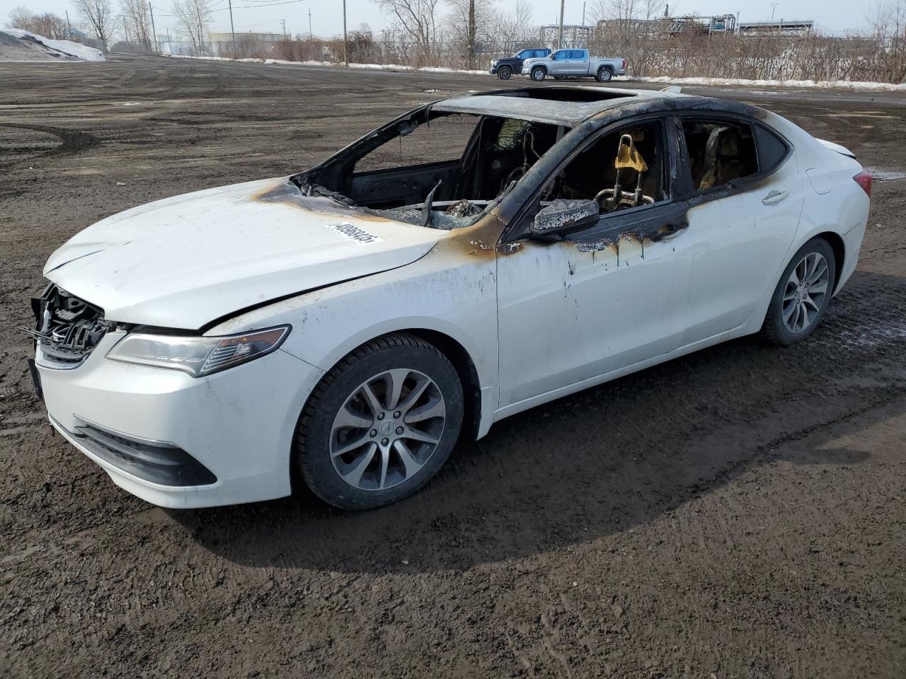 2017 Acura TLX, VIN 19UUB1F37HA800319 — Пожар в салоне