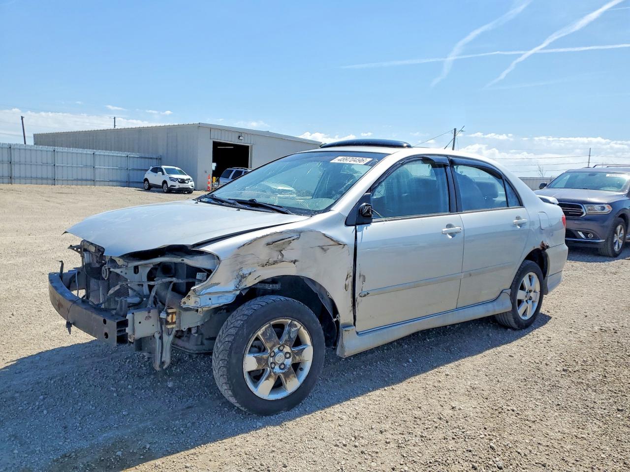 2004 Toyota Corolla S, VIN 1NXBR32E94Z320923 — Front end