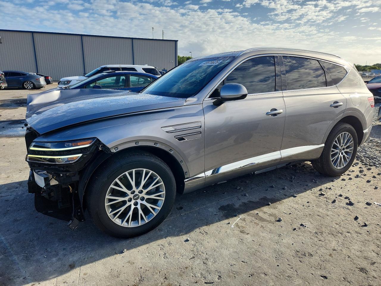 2021 Genesis GV80, VIN KMUHB4SB4MU046381 — Front end
