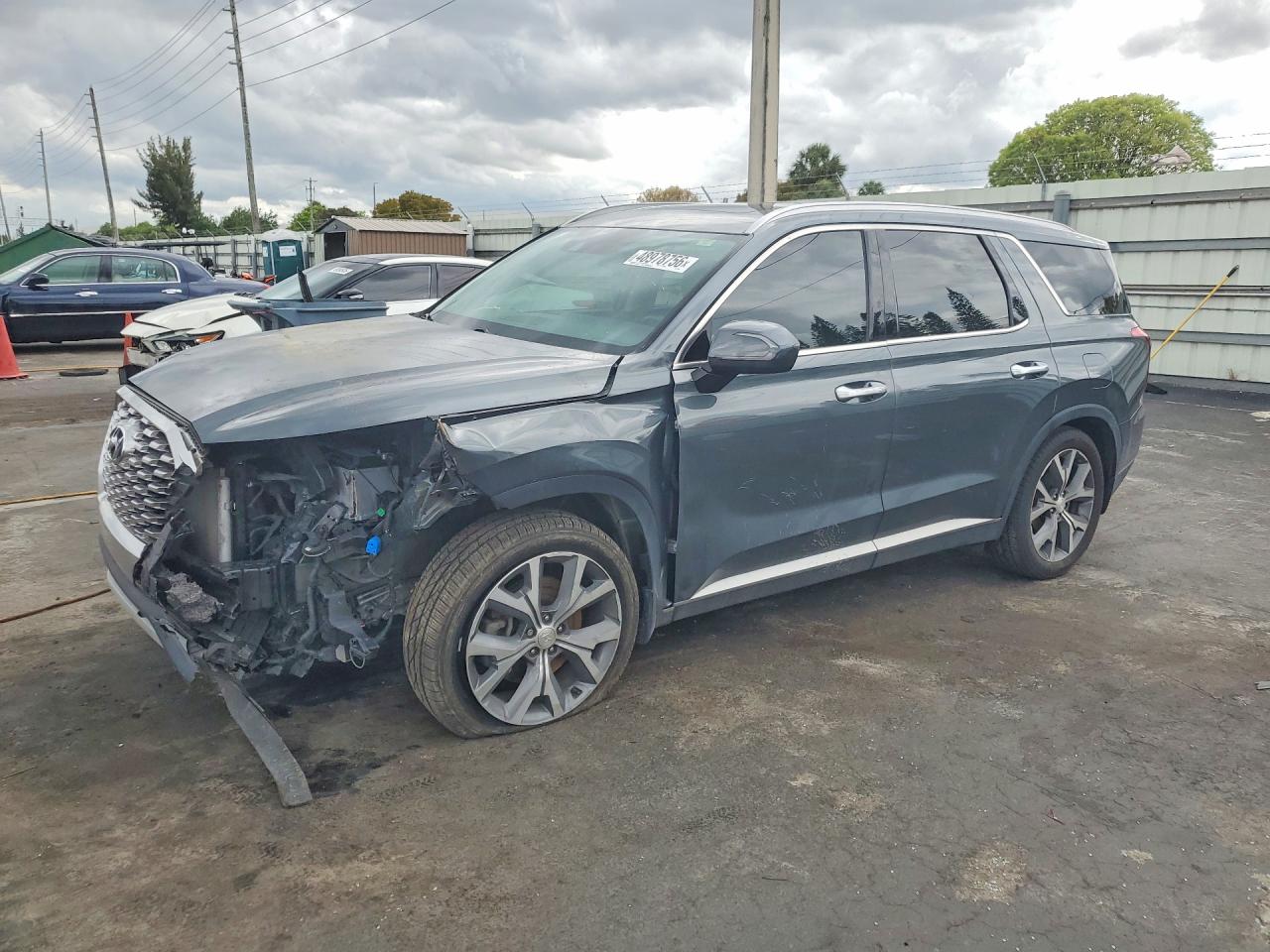 2022 Hyundai Palisade SEL, VIN KM8R44HE2NU355718 — Front end