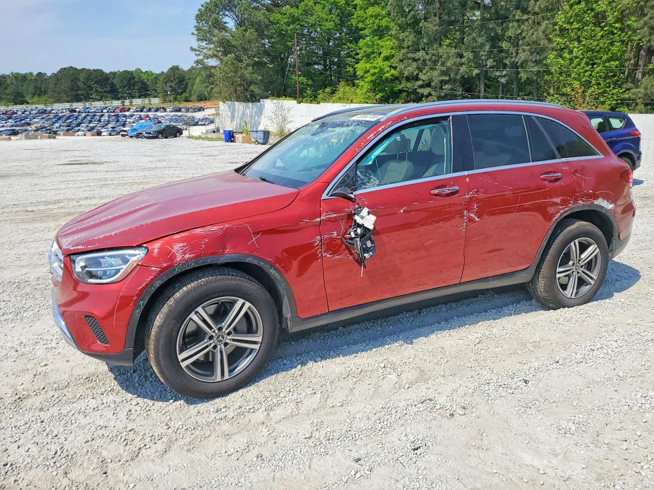2020 Mercedes-Benz GLC 300, VIN W1N0G8EB6LF848477 — Rollover
