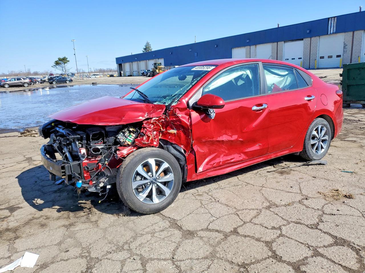 2023 Kia Rio LX, VIN 3KPA24AD5PE574070 — Front end
