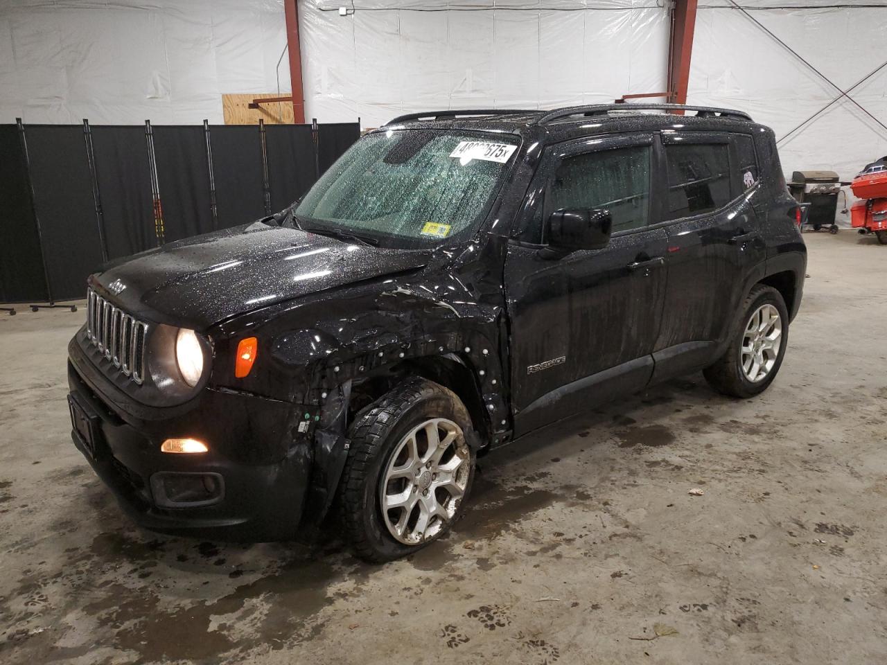 2018 Jeep Renegade Latitude, VIN ZACCJBBB3JPJ21604 — Frame damage