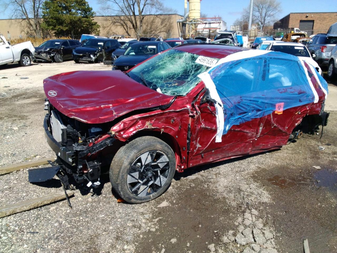 2024 Hyundai Kona SEL, VIN KM8HB3AB9RU169420 — Rollover