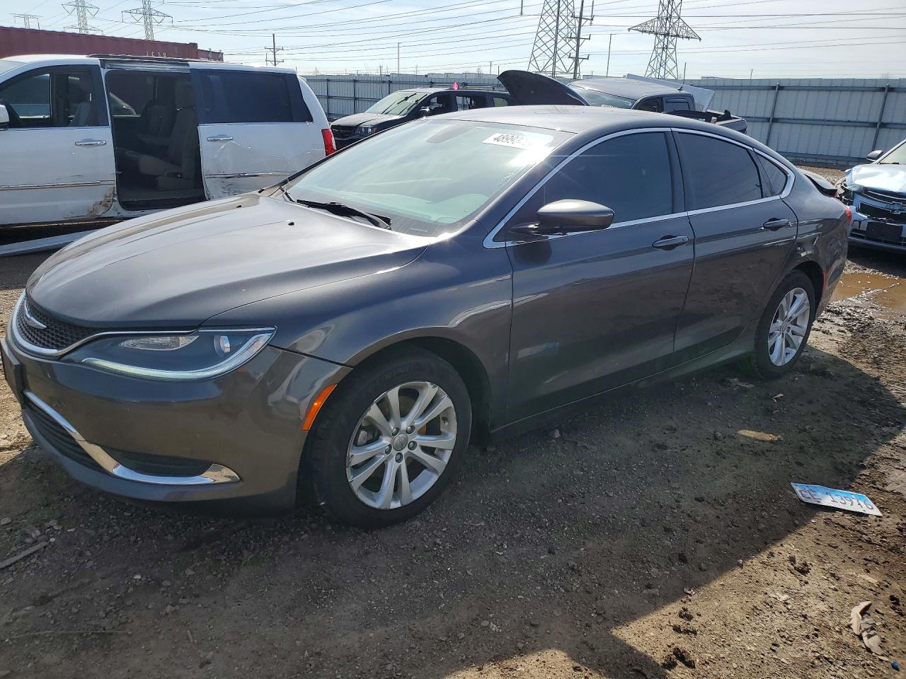 2015 Chrysler 200 Limited, VIN 1C3CCCAB9FN695200 — Side