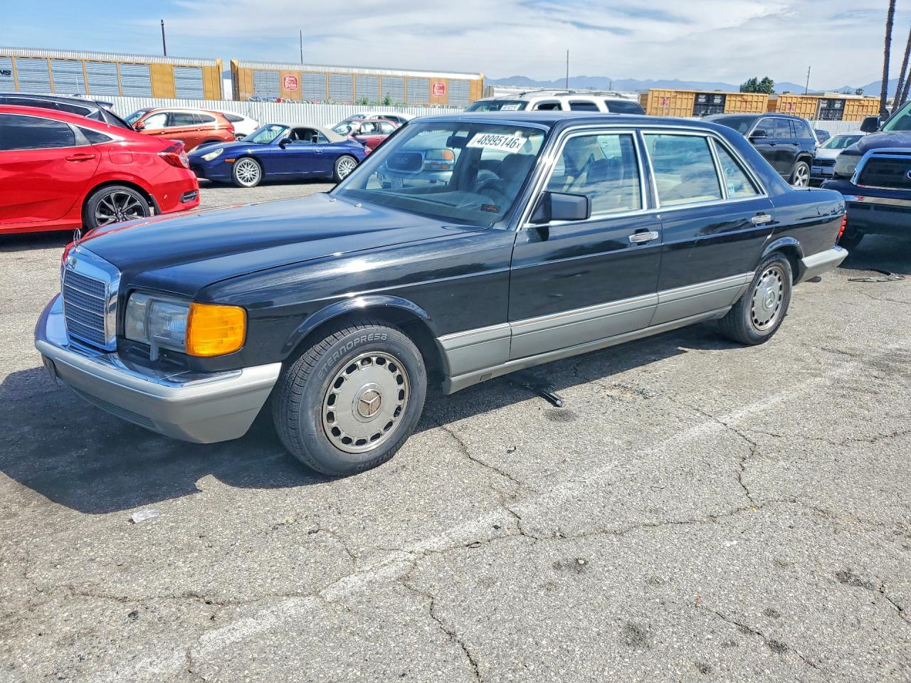 1988 Mercedes-Benz 420 SEL, VIN WDBCA35D6JA423506 — Minor dents and scratches