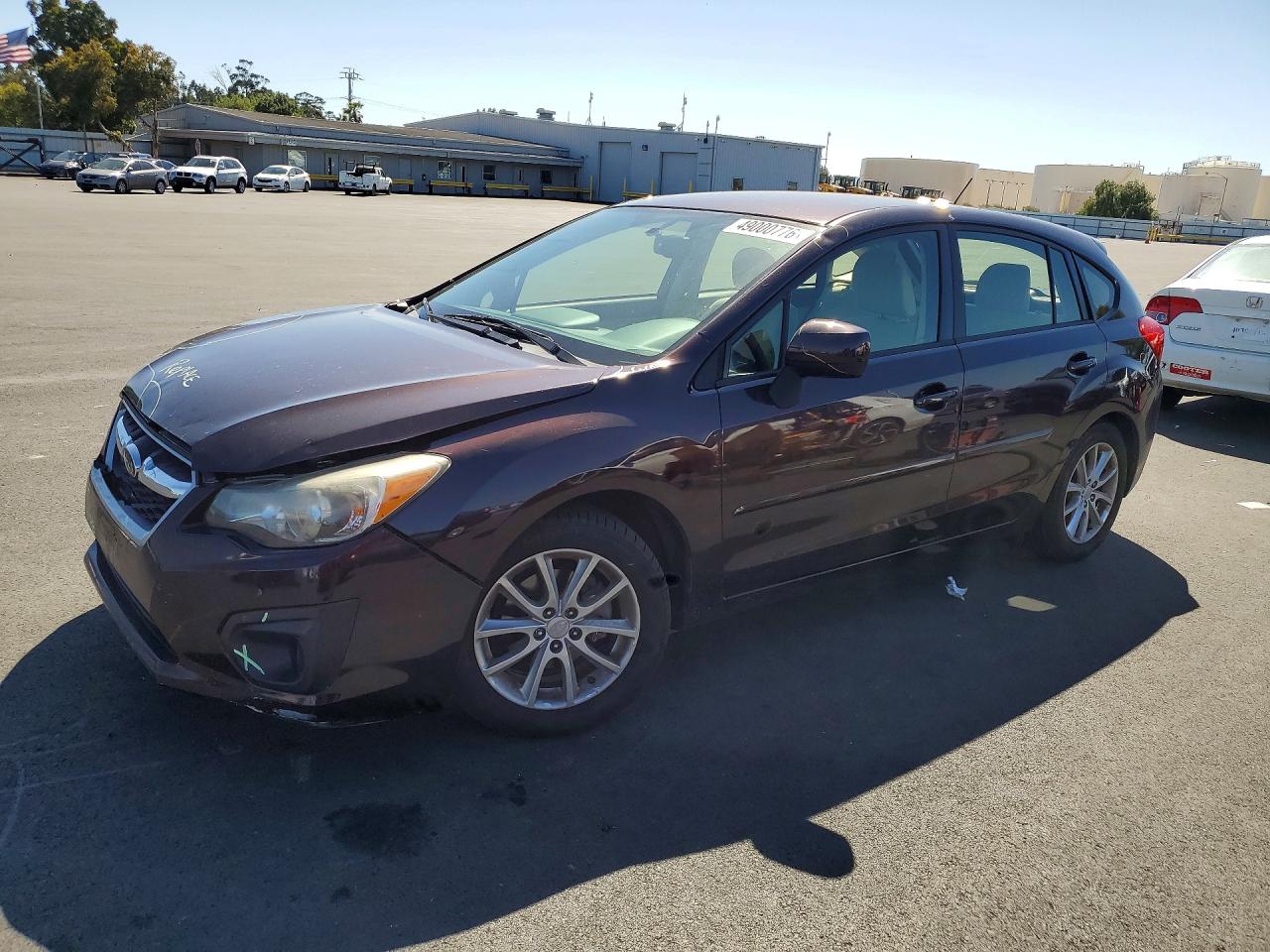 2013 Subaru Impreza Premium, VIN JF1GPAC64DH860030 — Front end