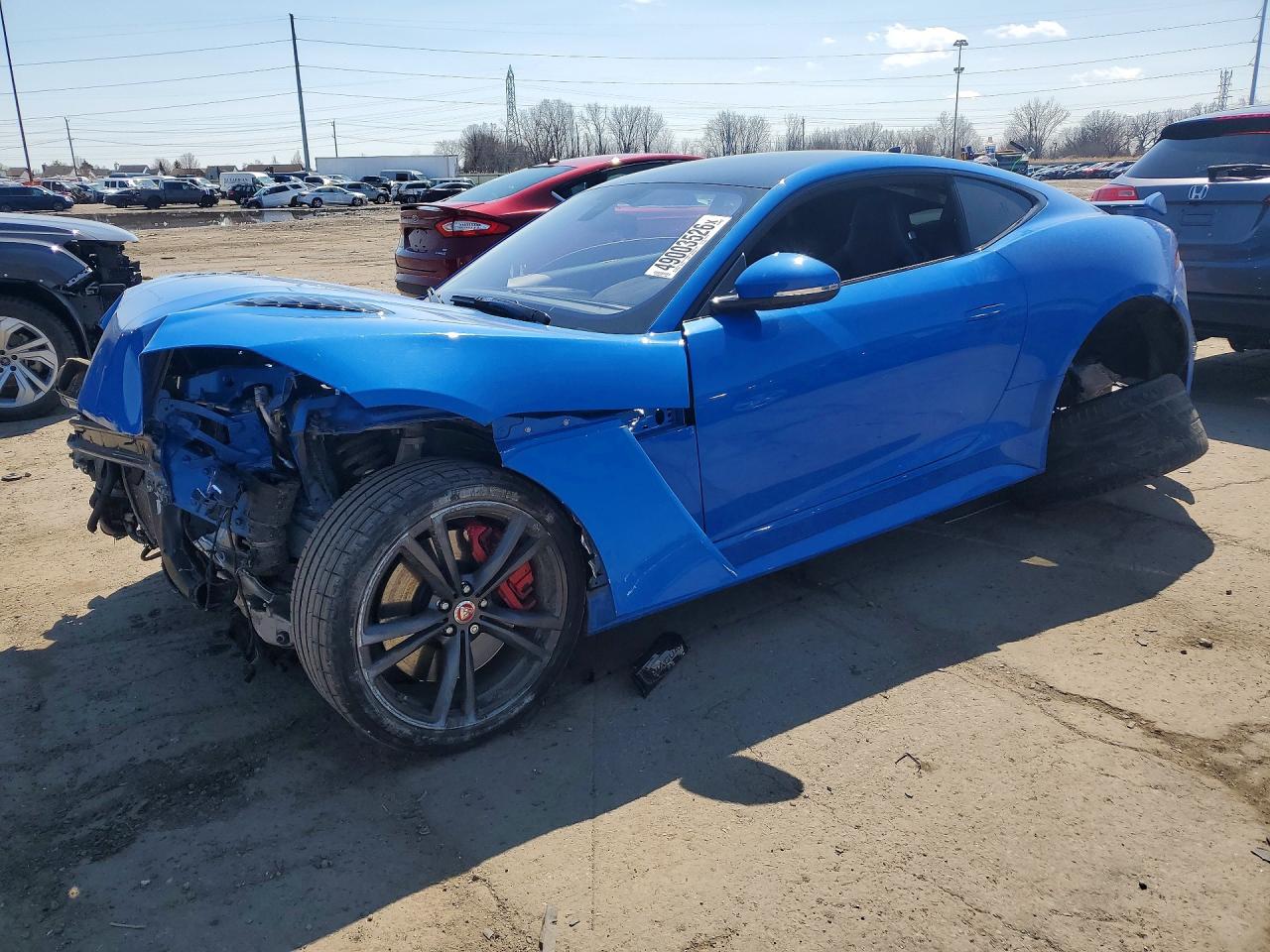 2017 Jaguar F-Type SVR, VIN SAJWJ6J8XHMK45134 — Front end