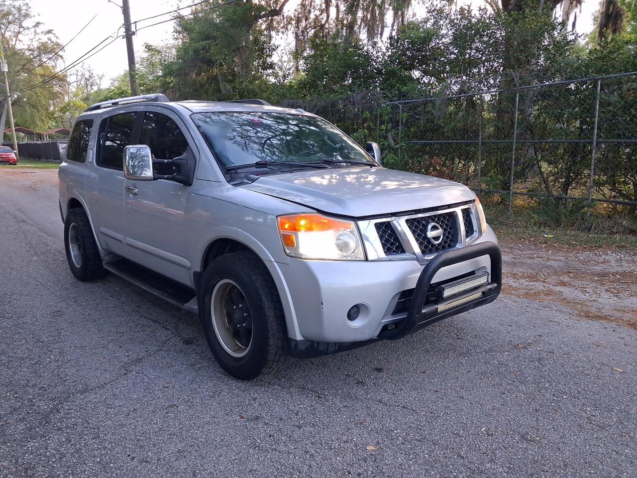 2015 Nissan Armada SV, VIN 5N1BA0ND1FN609591 — Rear end