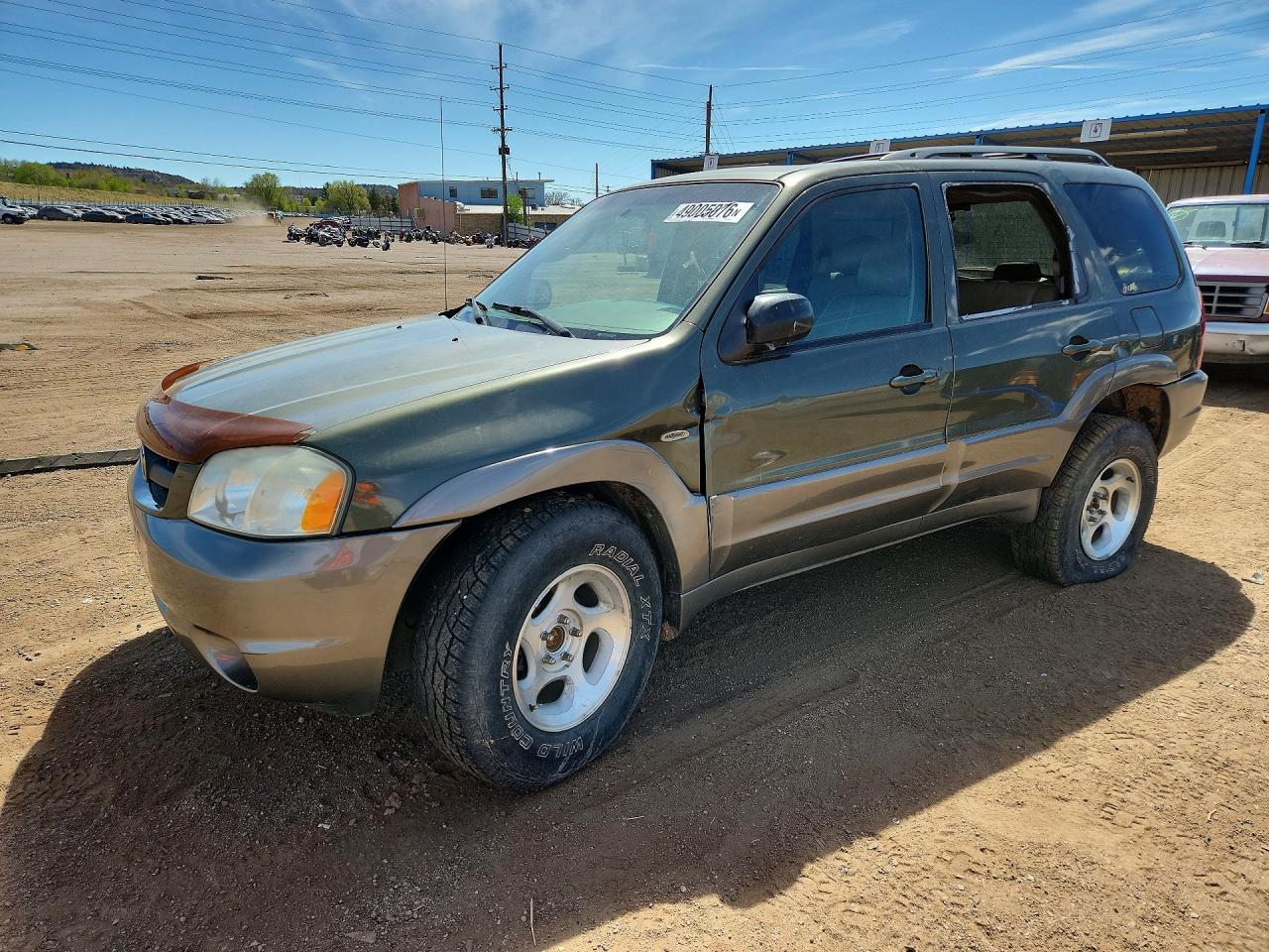 2002 Mazda Tribute LX, VIN 4F2YU08142KM07136 — Undercarriage
