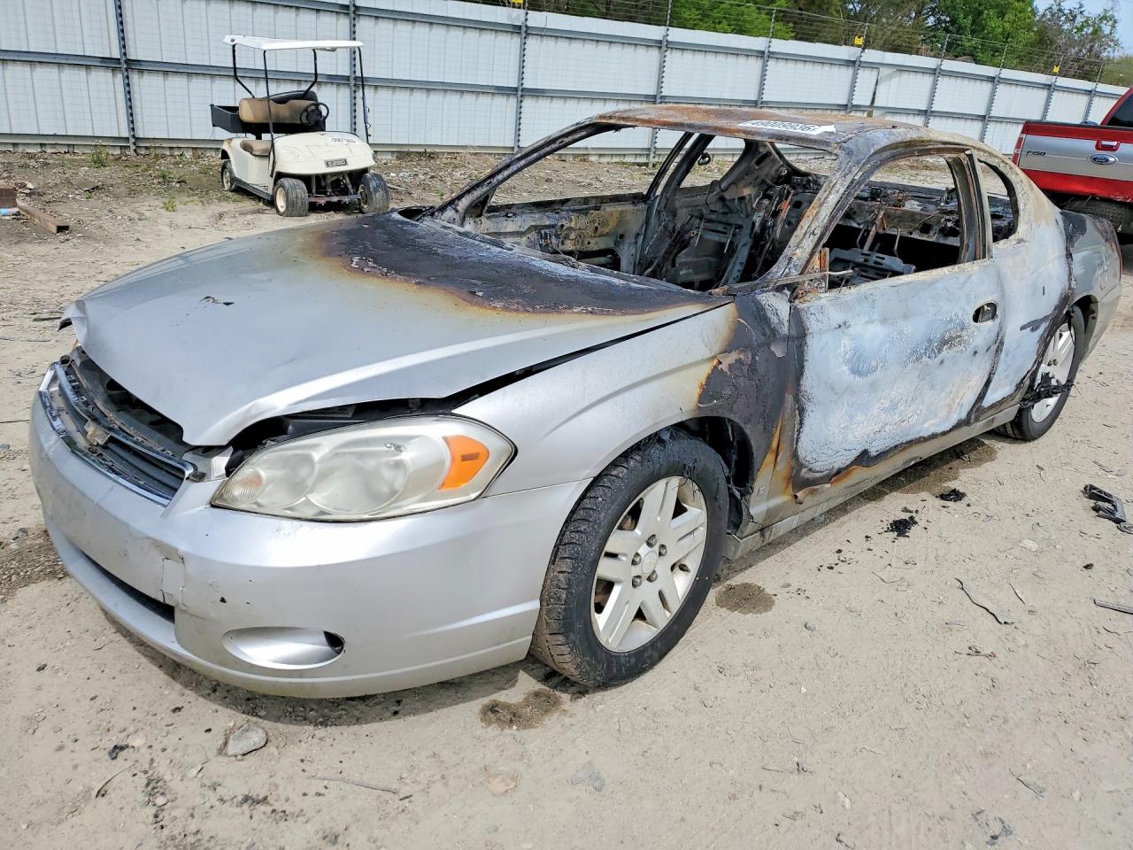 2007 Chevrolet Monte Carlo LT, VIN 2G1WK16K579313833 — Burn