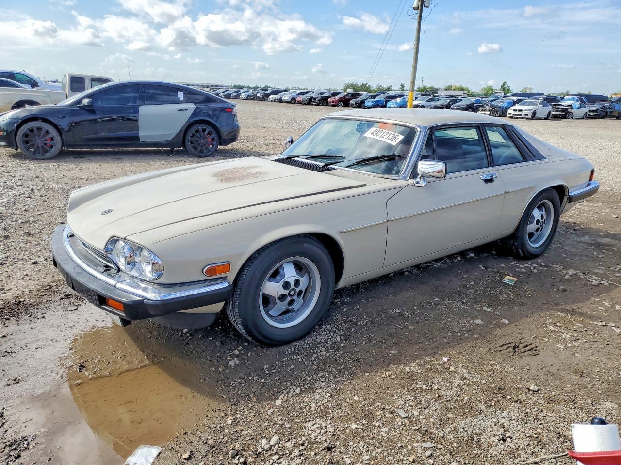1984 Jaguar XJ, VIN SAJNV5846EC117052 — Пожар в моторном отсеке