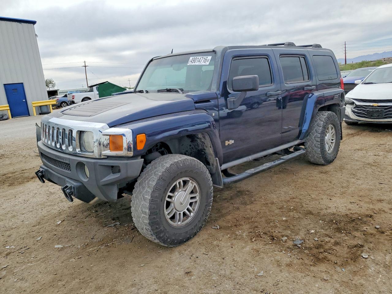 2008 Hummer H3 Luxury, VIN 5GTEN13E188137037 — Undercarriage