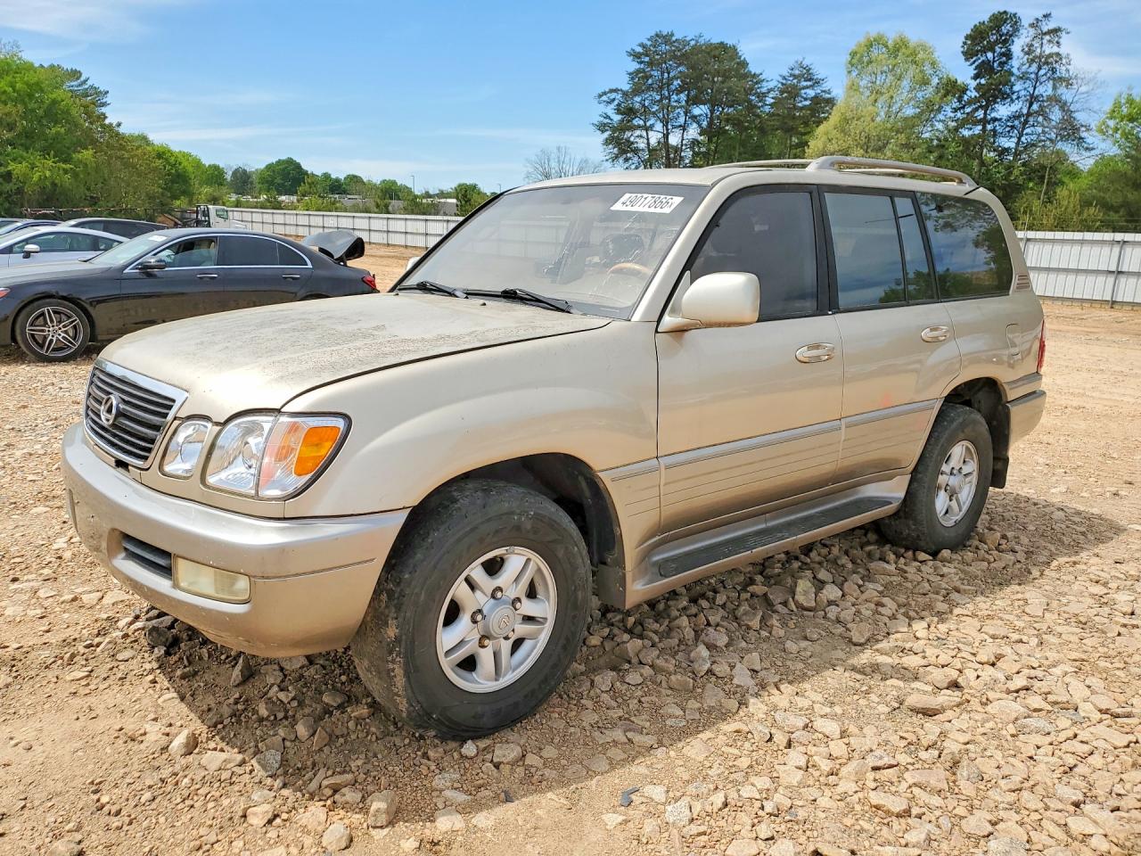 2000 Lexus LX 470, VIN JT6HT00W3Y0077639 — Prior damage history