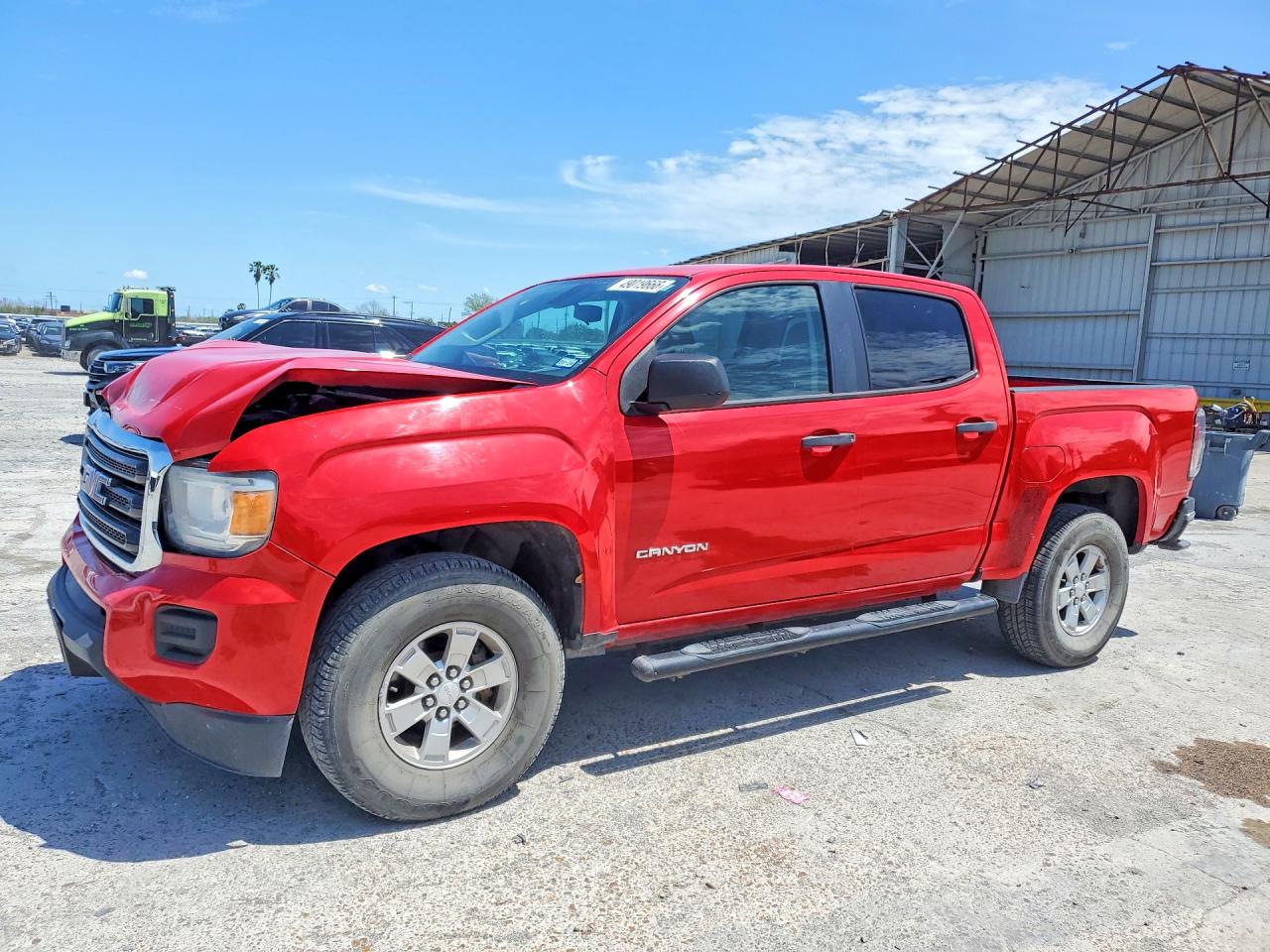 2015 GMC Canyon 2WD, VIN 1GTG5AEA3F1156091 — Front end