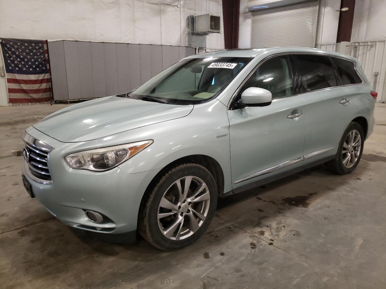 2014 Infiniti QX60 Hybrid, VIN 5N1CL0MM1EC522171 — Undercarriage