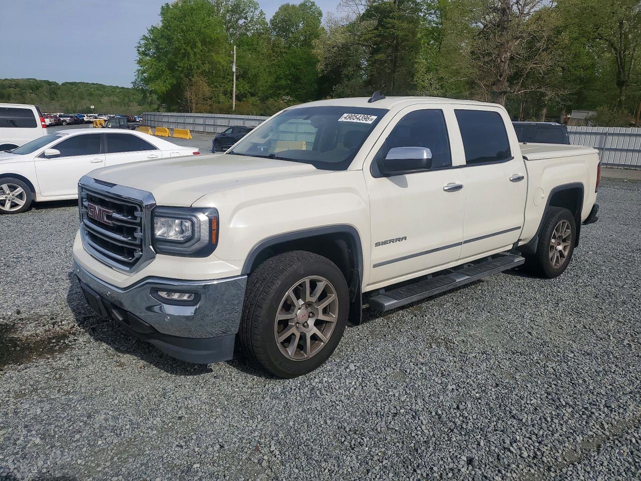 2017 GMC Sierra 1500 SLT, VIN 3GTP1NEC8HG144849 — Prior damage history