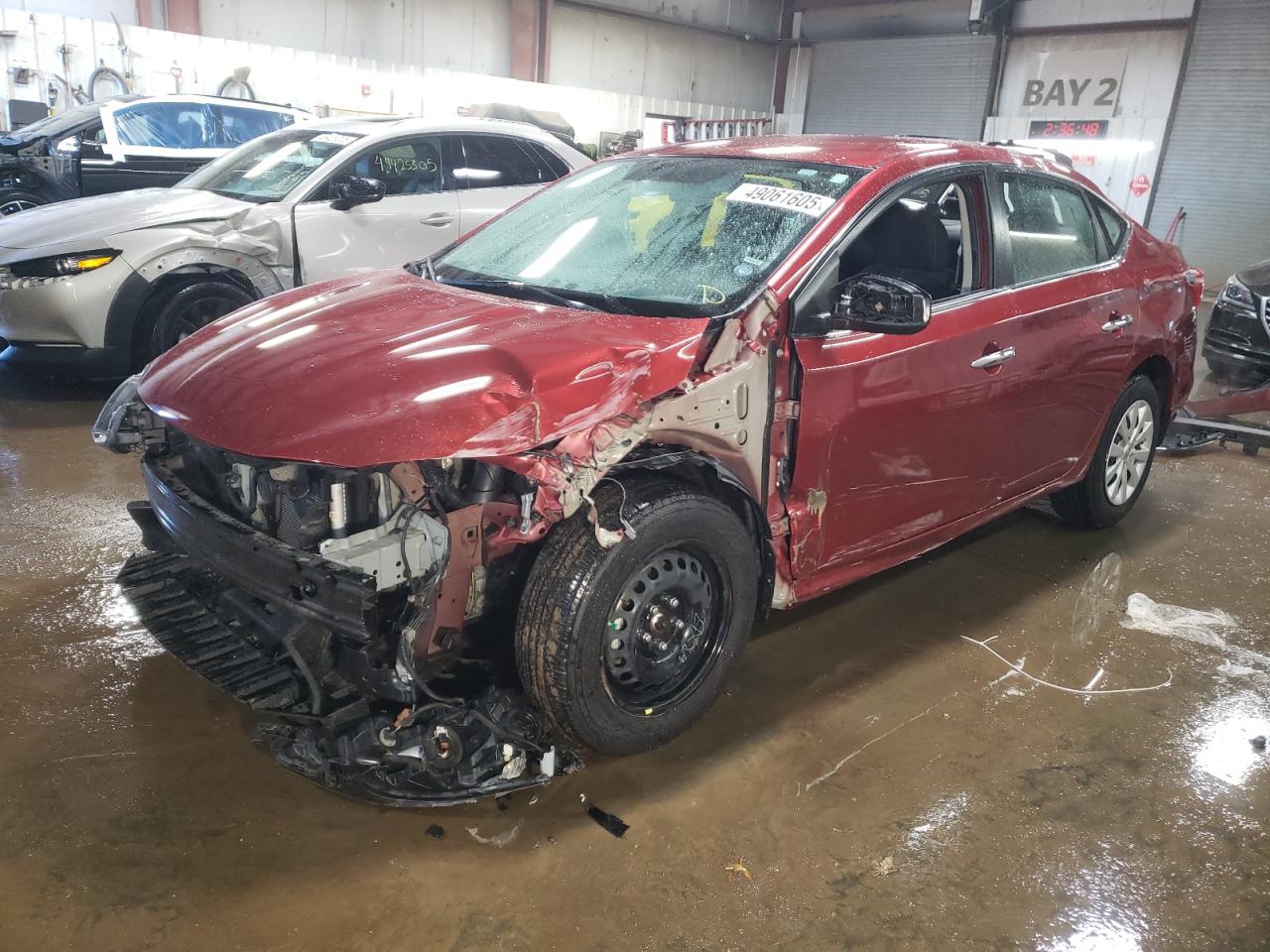 2016 Nissan Sentra SV, VIN 3N1AB7AP6GY255872 — Rollover