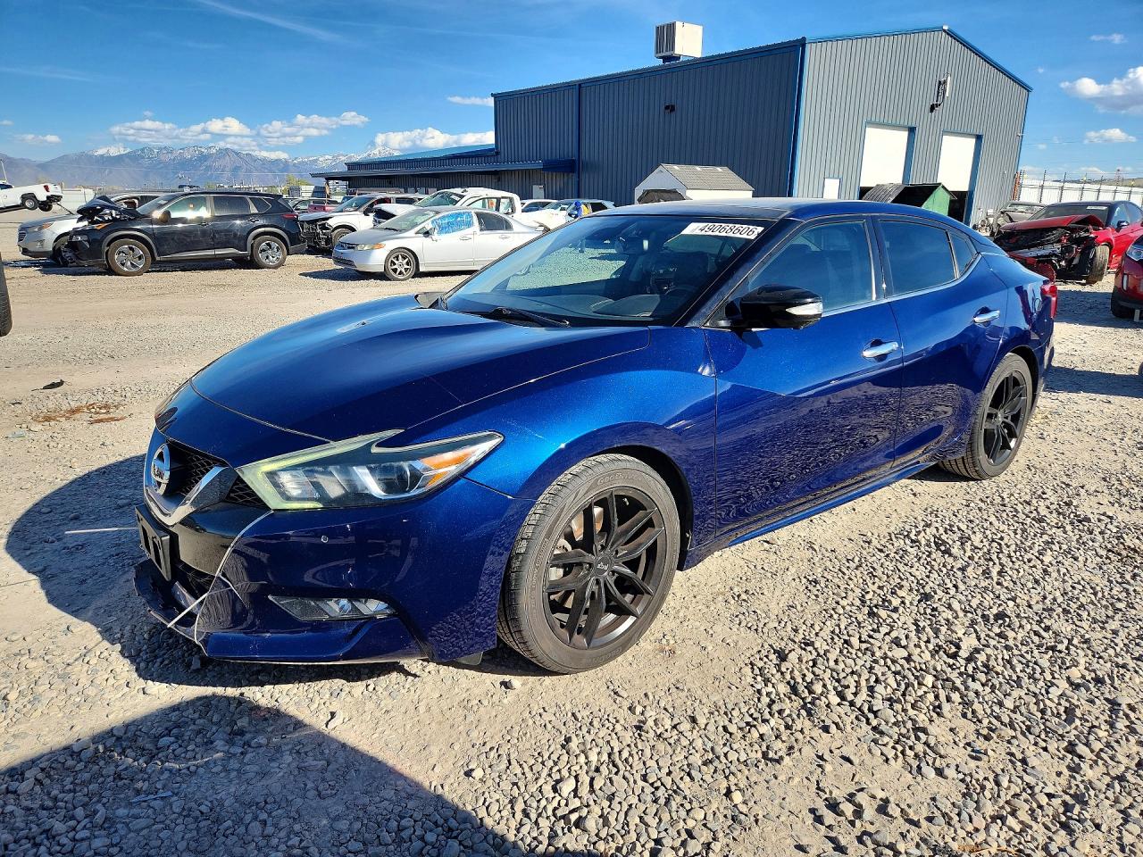 2016 Nissan Maxima SR, VIN 1N4AA6AP2GC447637 — Перед
