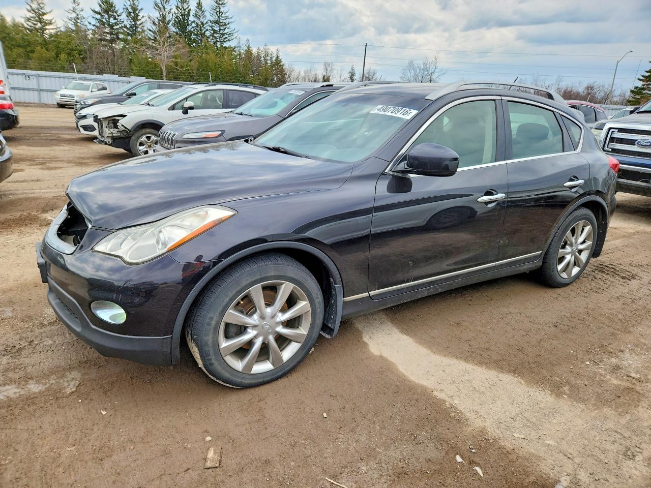 2013 Infiniti EX Journey, VIN JN1BJ0HR8DM481349 — Front end