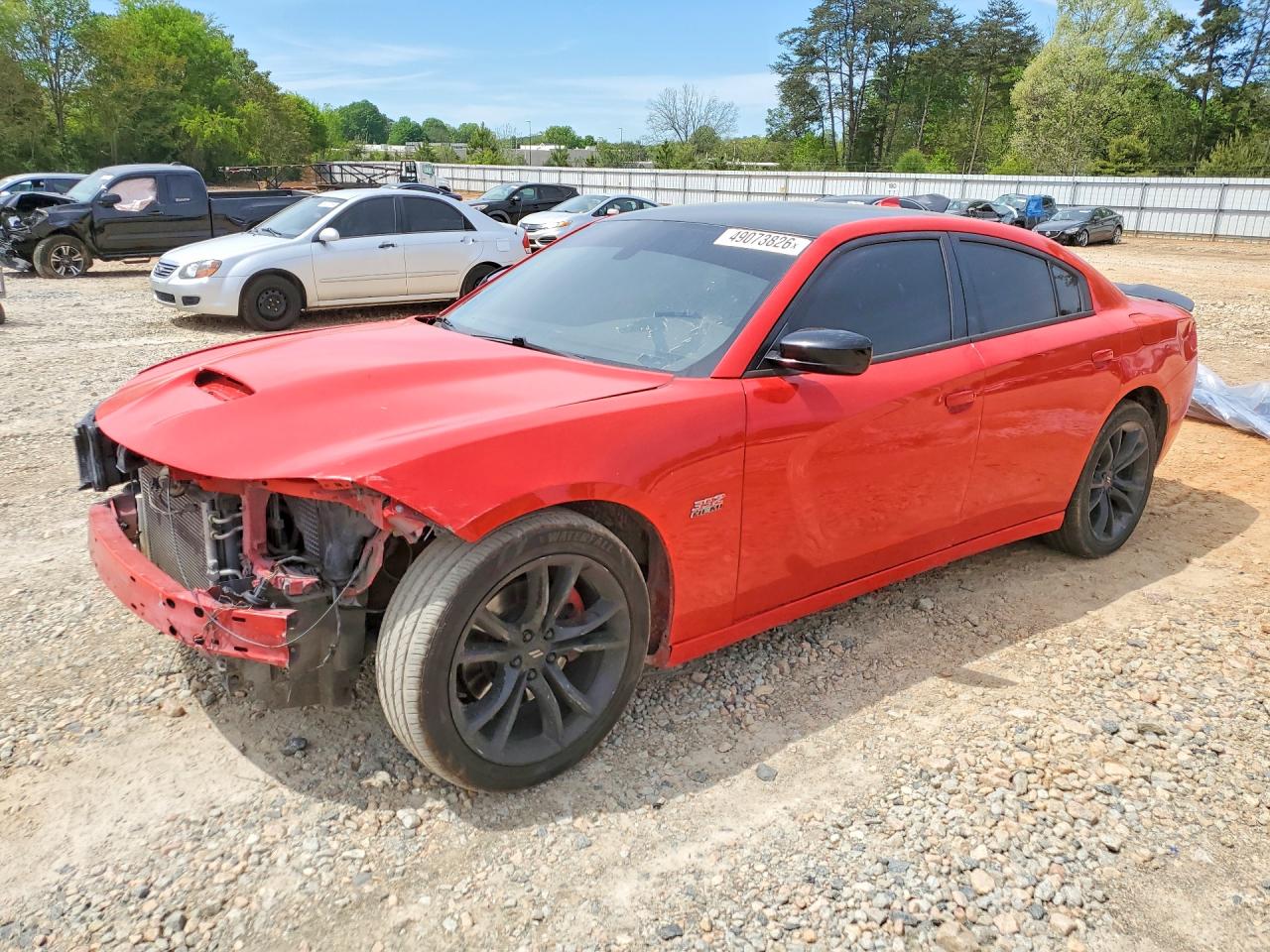 2017 Dodge Charger R/T, VIN 2C3CDXCT0HH529184 — Frame damage