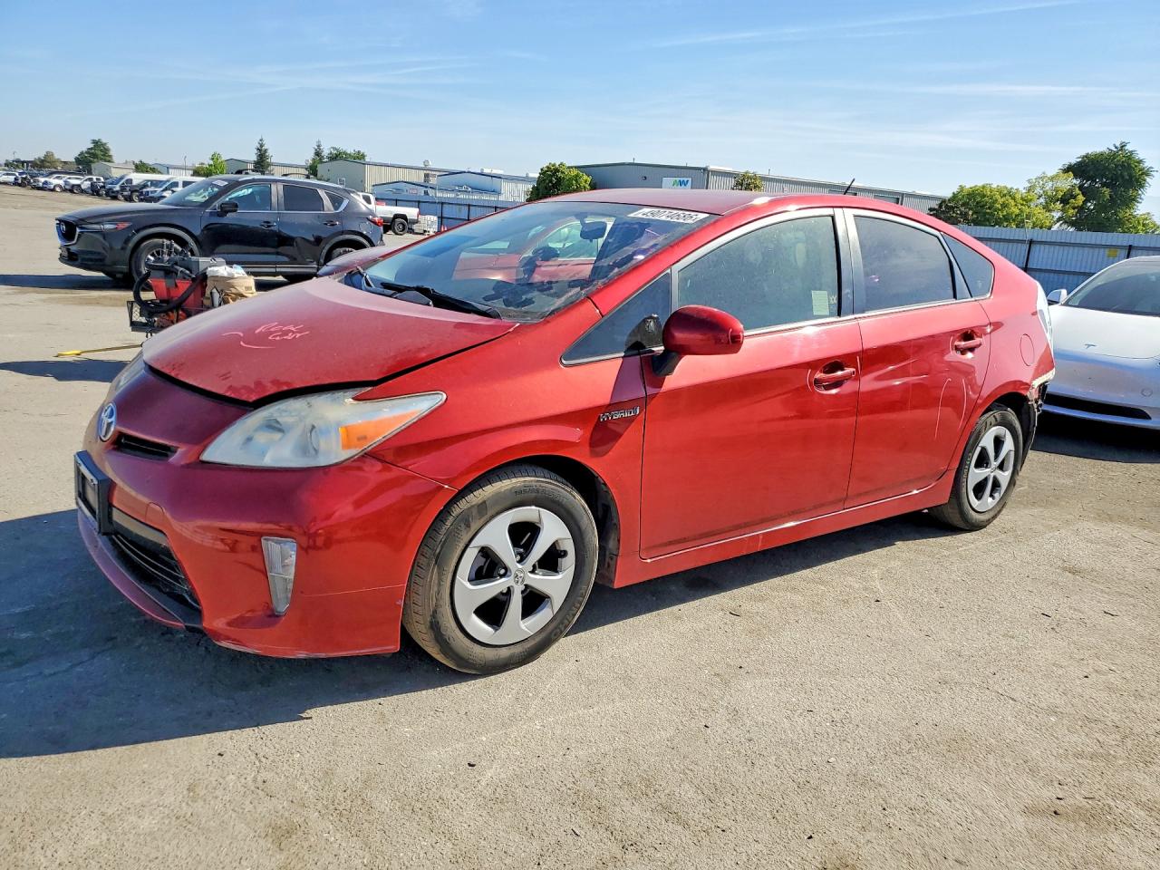 2014 Toyota Prius Three, VIN JTDKN3DU6E0367629 — Rear end