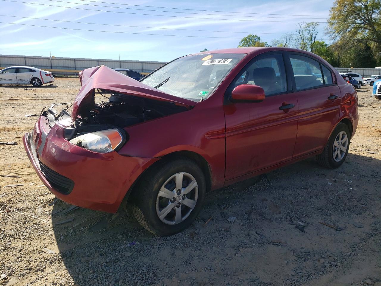 2011 Hyundai Accent GLS, VIN KMHCN4AC6BU615352 — Перед