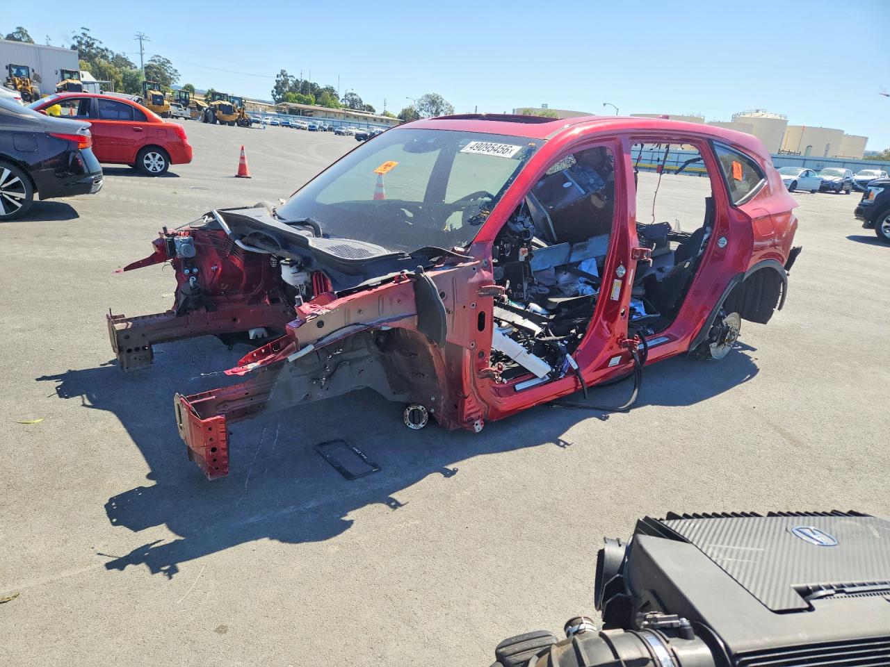 2022 Acura MDX w/A-Spec Package, VIN 5J8YE1H01NL010770 — Vandalism
