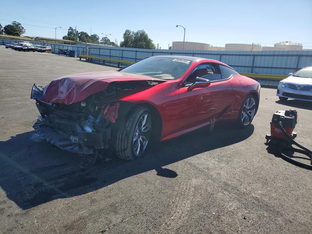 2018 Lexus LC 500h, VIN JTHHP5AY8JA004565 — Front end