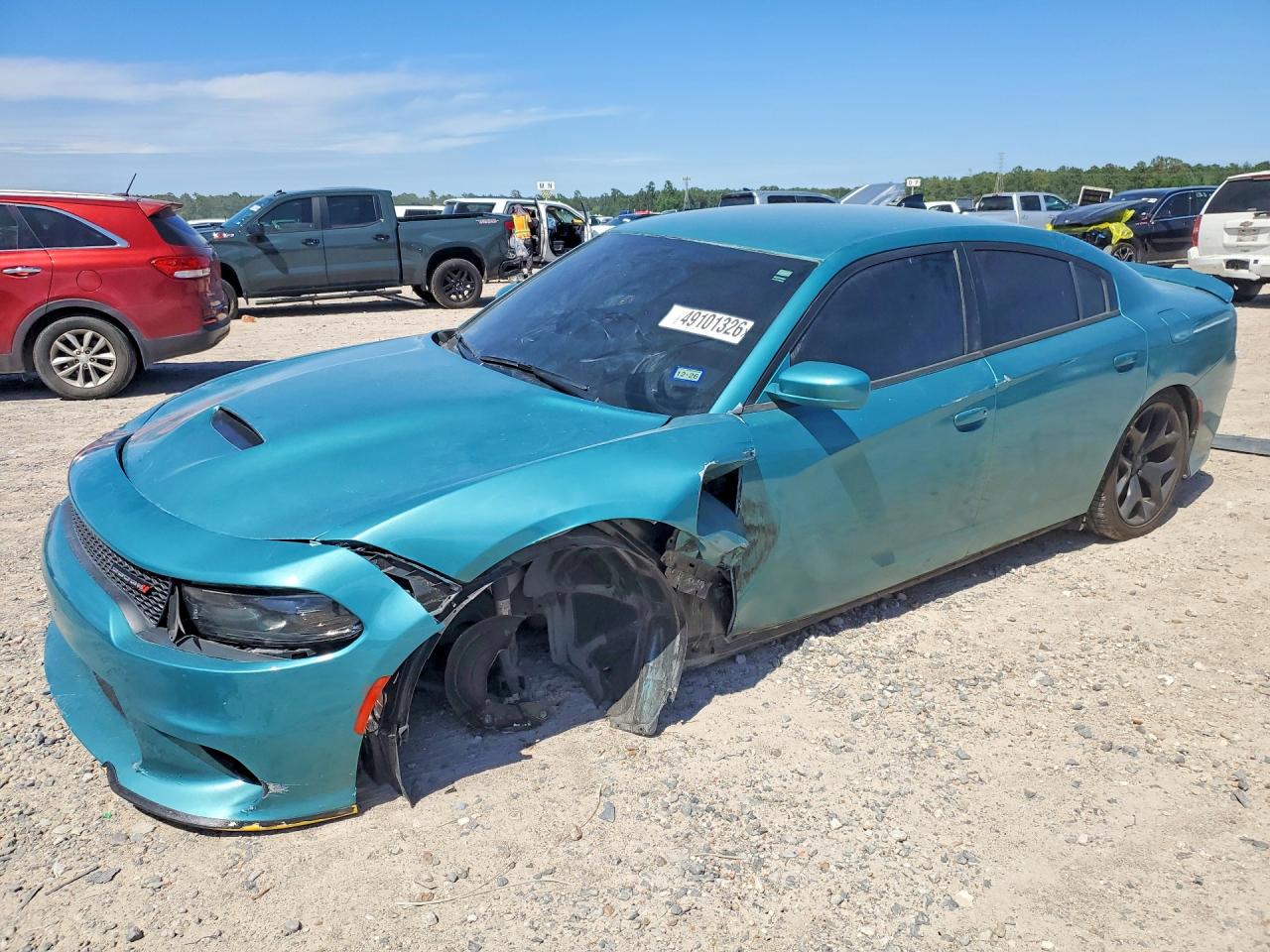 2019 Dodge Charger R/T, VIN 2C3CDXCT1KH507847 — Фото с аукциона 1 of 4