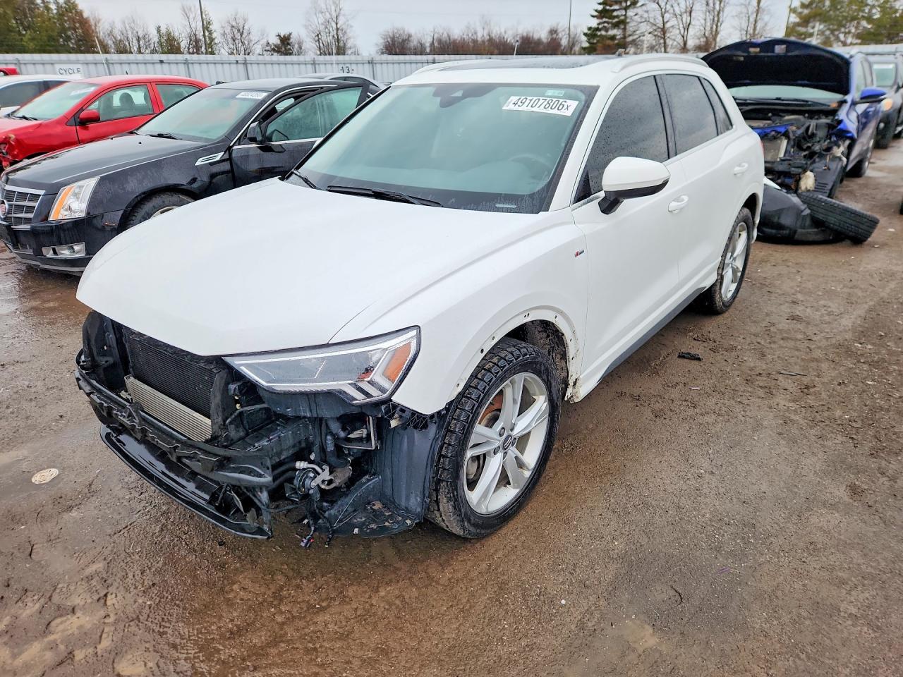 2020 Audi Q3 S line Prestige, VIN WA1FECF3XL1077059 — Перед