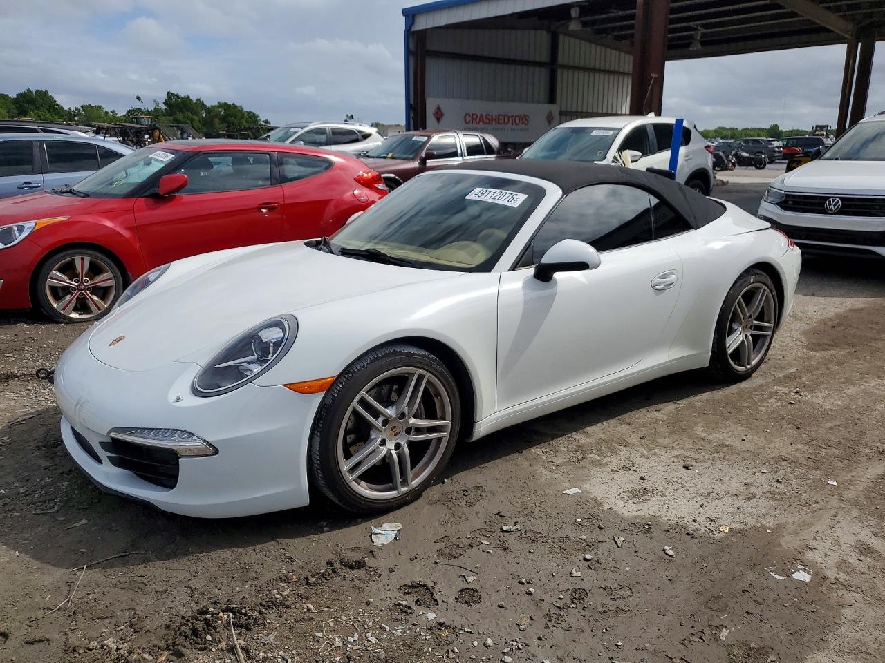 2013 Porsche 911 Carrera, VIN WP0CA2A95DS140333 — Rear end