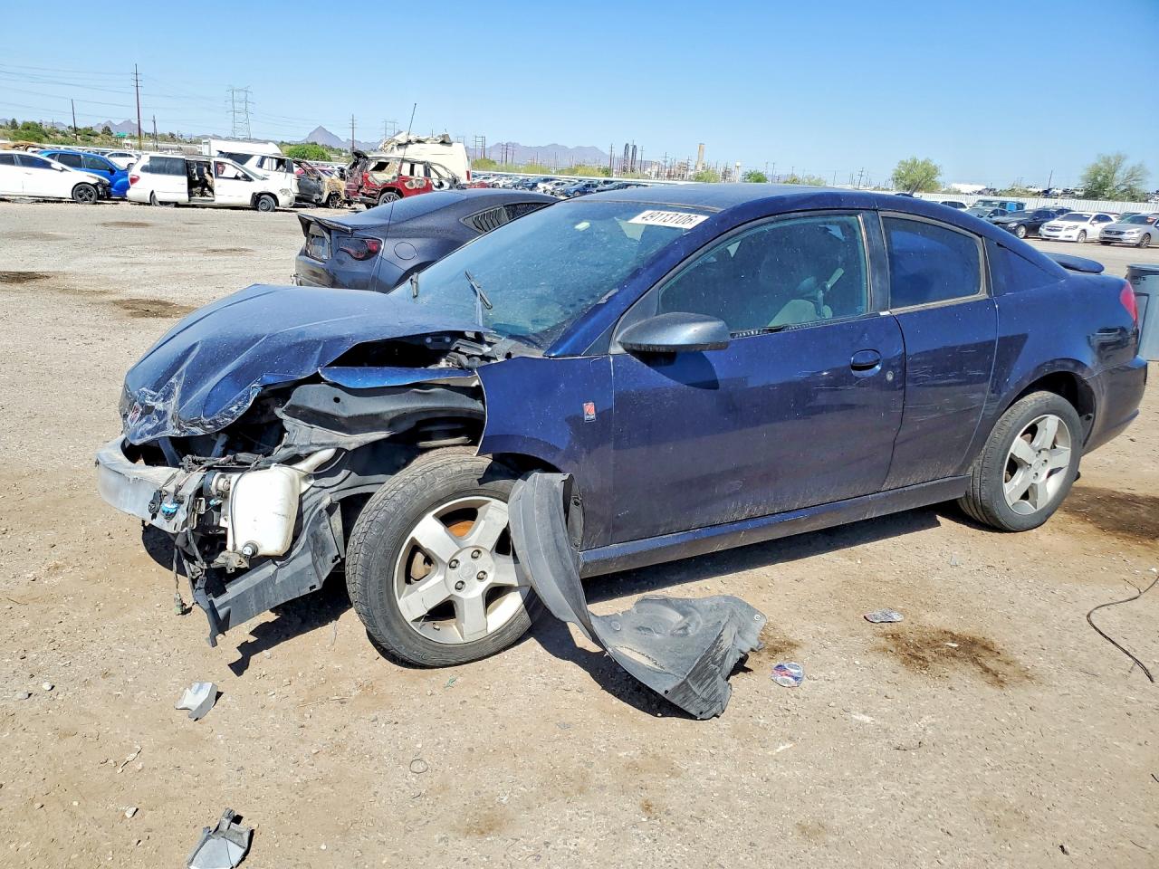 2007 Saturn ION ION 3, VIN 1G8AW15B37Z187527 — Front end