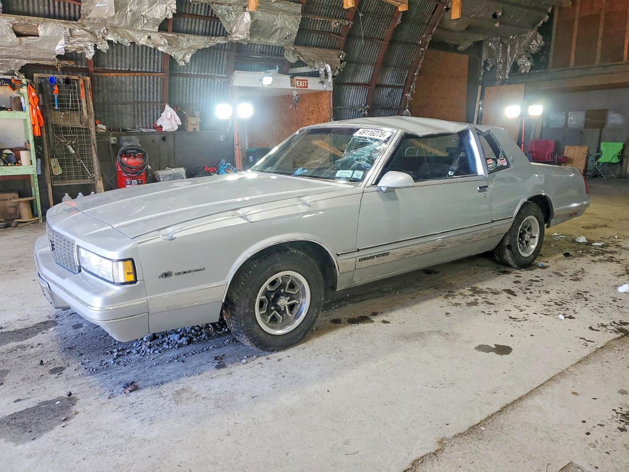 1987 Chevrolet Monte Carlo, VIN 1G1GZ11Z1HP140996 — Roof