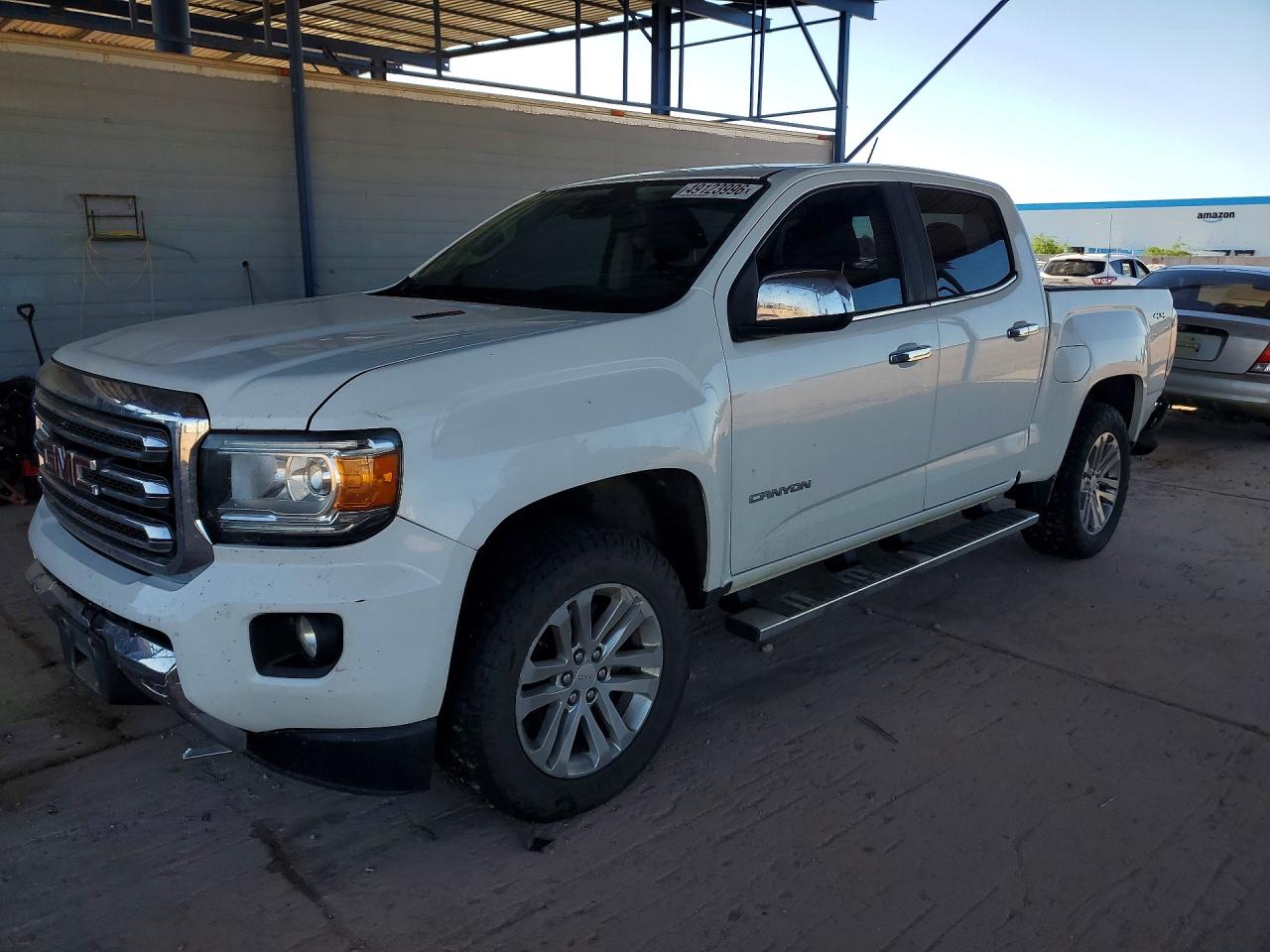 2018 GMC Canyon 4WD SLT, VIN 1GTP6DE17J1182197 — Rear end