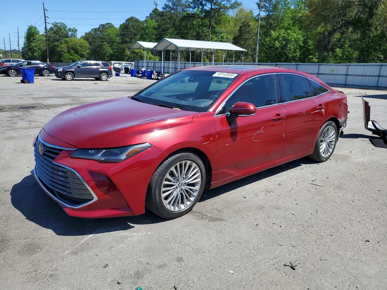 2019 Toyota Avalon Touring, VIN 4T1BZ1FB2KU011831 — Rear end