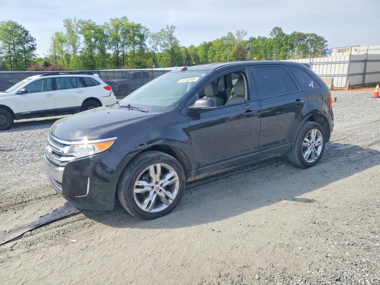 2014 Ford Edge SEL, VIN 2FMDK4JC6EBB34508 — Undercarriage