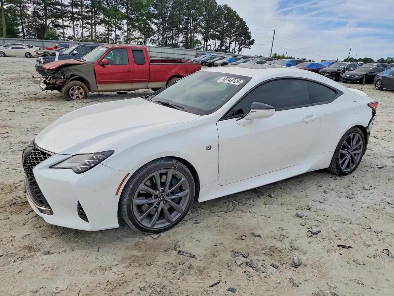 2022 Lexus RC 350 F Sport, VIN JTHGZ5BC3N5025640 — Зад