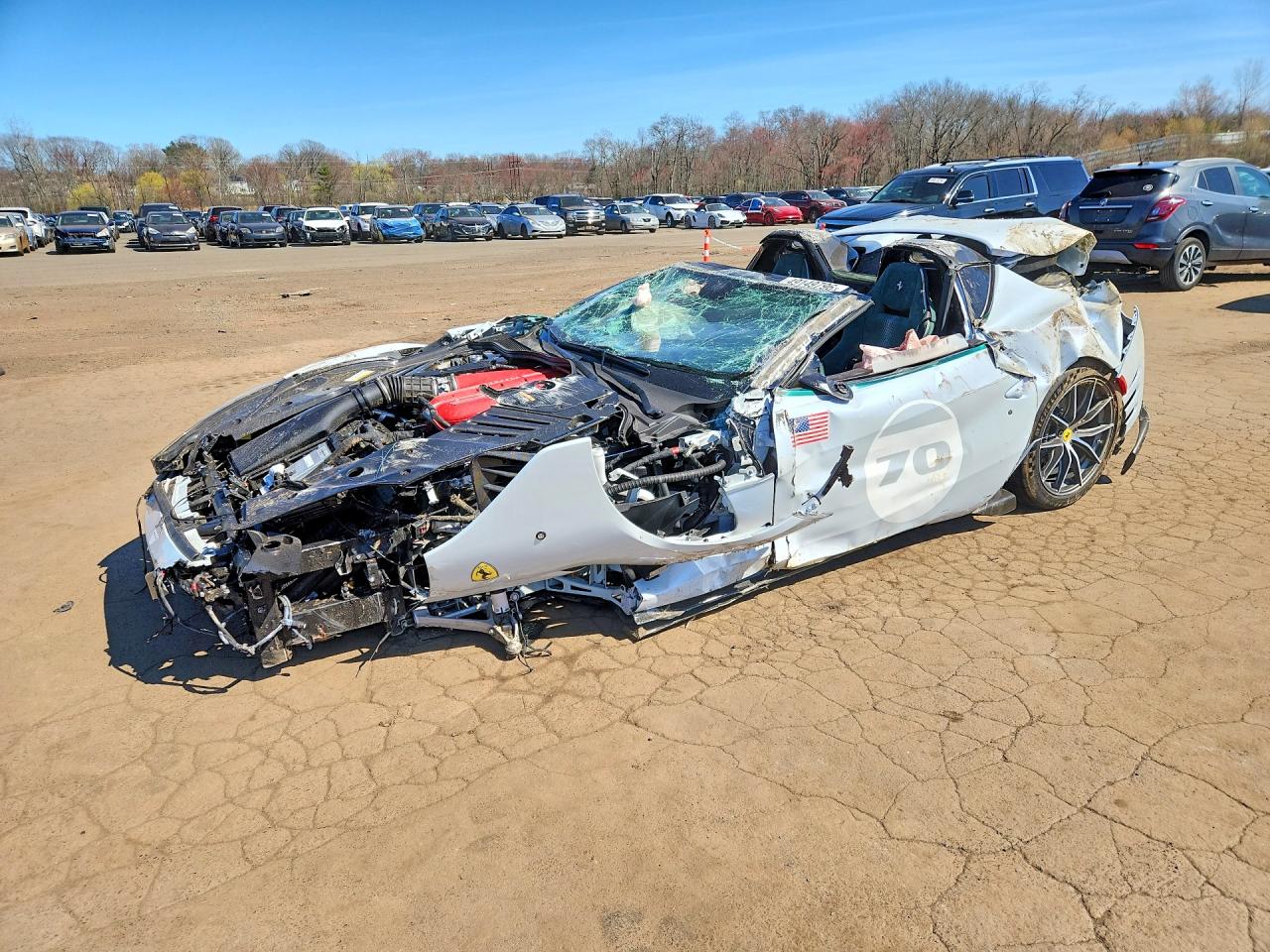 2023 Ferrari 812, VIN ZFF04TMA9P0293434 — Rollover