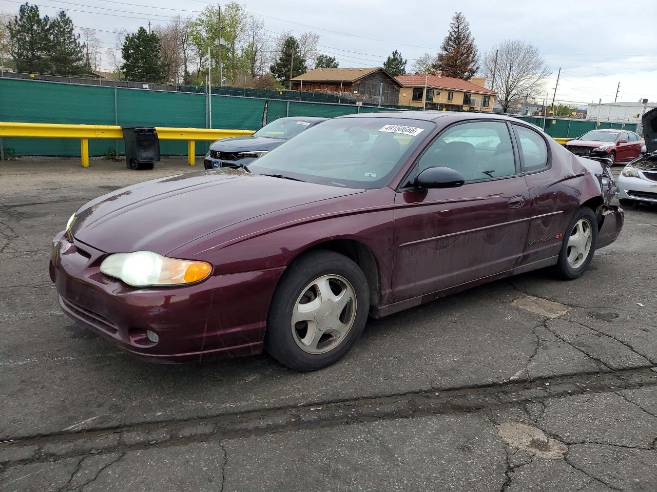 2003 Chevrolet Monte Carlo SS, VIN 2G1WX12K739148384 — Rear end